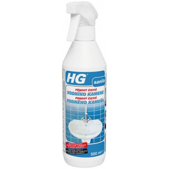 HG penový čistič vodného kameňa 500 ml