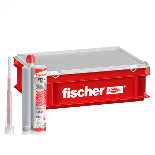 Fischer malý montážny box HWK plný Fischer malty FIS V 360 S
