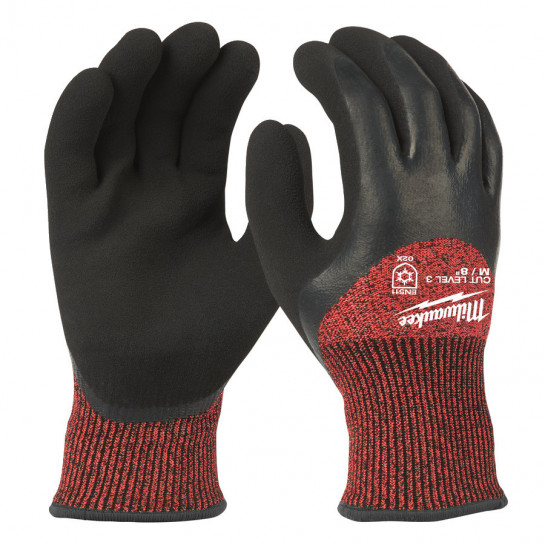 Milwaukee rukavice odolné proti prerezaniu stupeň 3 zimné (1 ks)