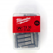 Milwaukee skrutkovací bit TX 30 25 mm (25 ks)