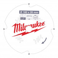 Milwaukee pílový kotúč na vláknitý cement 160 x 20 x 2.2 mm 4z D