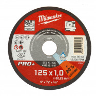 Milwaukee rezný kotúč na tenký kov PRO+ 125 x 1,0 mm (200 ks)