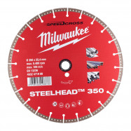 Milwaukee diamantový rezací kotúč STEELHEAD 350