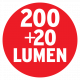 Brennenstuhl 4+3 SMD LED univerzálne svietidlo HL DB43 MH 200+20lm