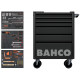 Bahco 1472K6BKFF7SD mobilný 6-zásuvkový vozík s náradím (214 ks)