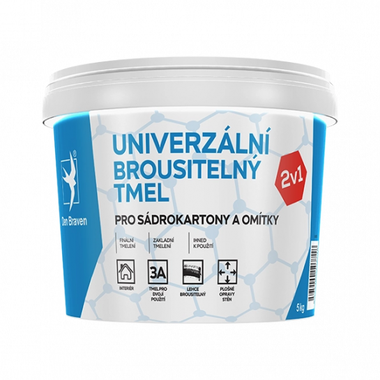 Den Braven univerzálny brúsiteľný tmel 1,5 kg