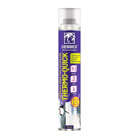 DEN BRAVEN Striekac. pena THERMO-QUICK 750 ml