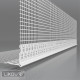 Likov lišta LK-LPD PVC rohová s delenou tkaninou 2,5m