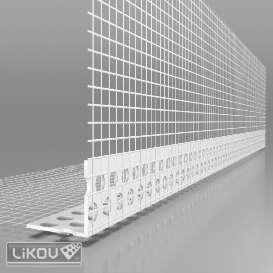 Likov LK profil PVC so sieťkou VERTEX 2,5m (50 ks)