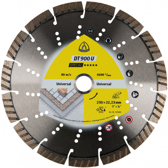 Klingspor DT900U Special diamantový rezný kotúč 230 x 2,6 mm