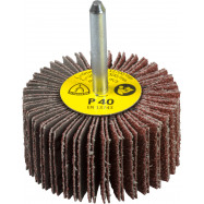 Klingspor KM613 lamelový kotúč na stopke Ø 60 x 30 x 6 mm, zrno 40