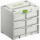 Festool SYS3-RK/6 M 337-Set systainer³ Rack