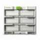 Festool SYS3-RK/6 M 337-Set systainer³ Rack