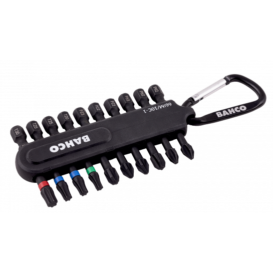 BAHCO sada bitov Torsion 10ks + karabina