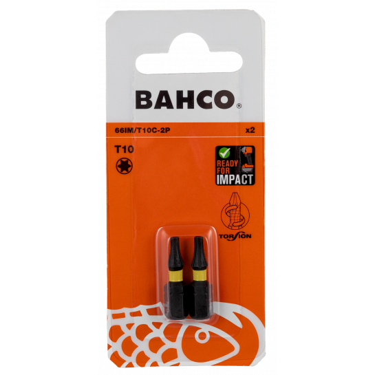 BAHCO skrutkovací bit Torsion T10 25mm (2ks)