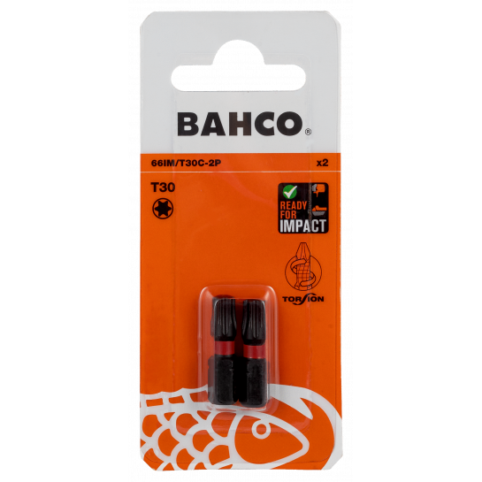 BAHCO skrutkovací bit Torsion T30 25mm (2ks)