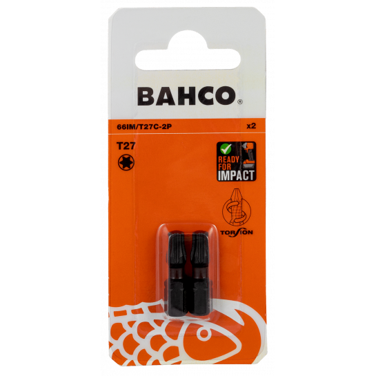 BAHCO skrutkovací bit Torsion T27 25mm (2ks)