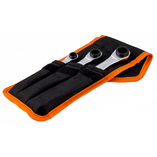 BAHCO sada obojstranných račňových kľúčov 4v1 (3ks)