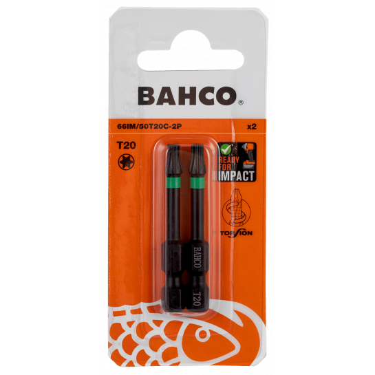 BAHCO bit Torsion T20 50mm (2ks)