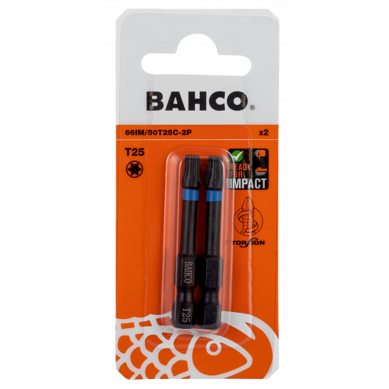 BAHCO bit Torsion T25 50mm (2ks)