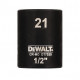 DeWALT nástrčný kľúč Impact 1/2" 21mm