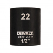 DeWALT nástrčný kľúč Impact 1/2" 22mm