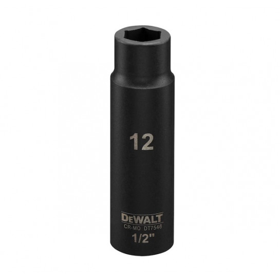 DeWALT nástrčný kľúč Impact 1/2" 12mm