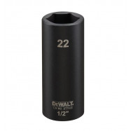 DeWALT nástrčný kľúč Impact 1/2" 22mm