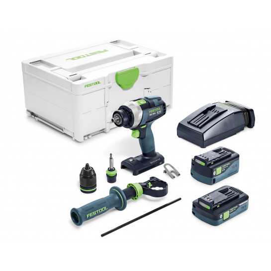 Festool TDC 18/4 5,0/4,0 I-Plus akumulátorový vŕtací skrutkovač