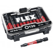 FLEX DB Bulk T20-50mm sada bitov (15ks)