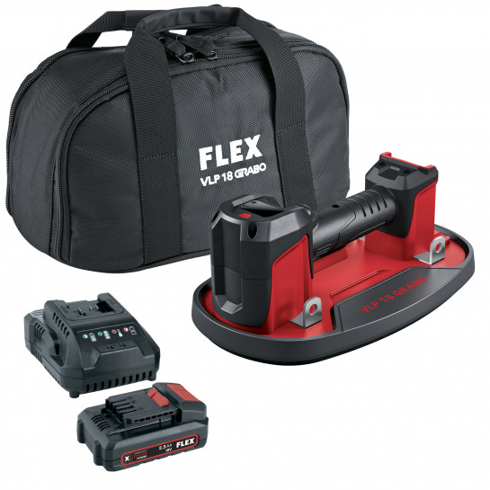 FLEX VLP 18.0 C prísavka + 2x batéria a nabíjačka