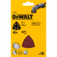 DeWALT Brusný papier pre delta brusku 93x93 mm P40 (10ks)
