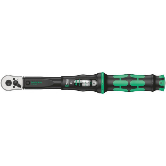 WERA Momentový kľúč Click-Torque C1 s prepínacou račňou 1/2" (10-50 Nm)