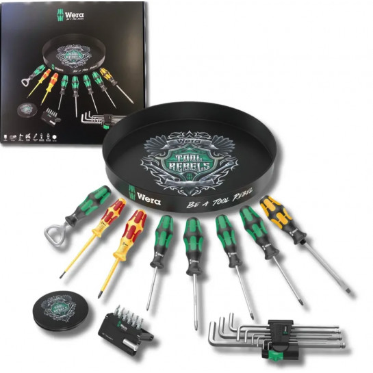 WERA Skrutkovacie náradie limitovaná edícia pivná sada "Jedna runda Wera" (29ks)