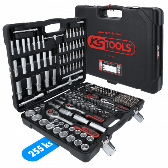 KS TOOLS Gola sada 1/4+3/8+1/2 - (255ks)