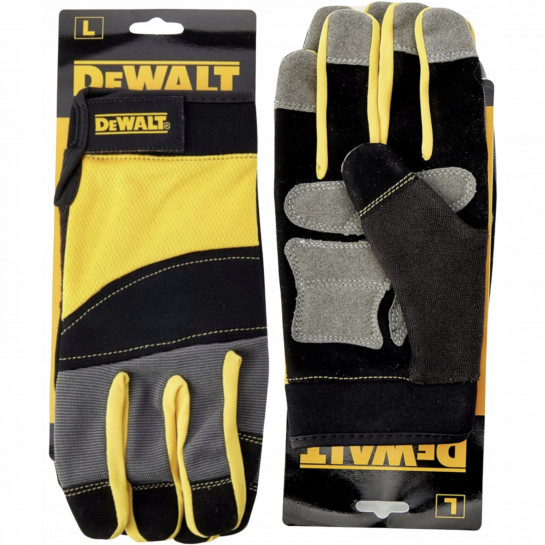 DeWALT DPG215L rukavice celoprstové zosilnené