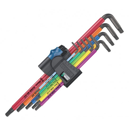 WERA Sada uhlových kľúčov s funkciou pridržiavania, dlhá, 9-dielna (9ks)