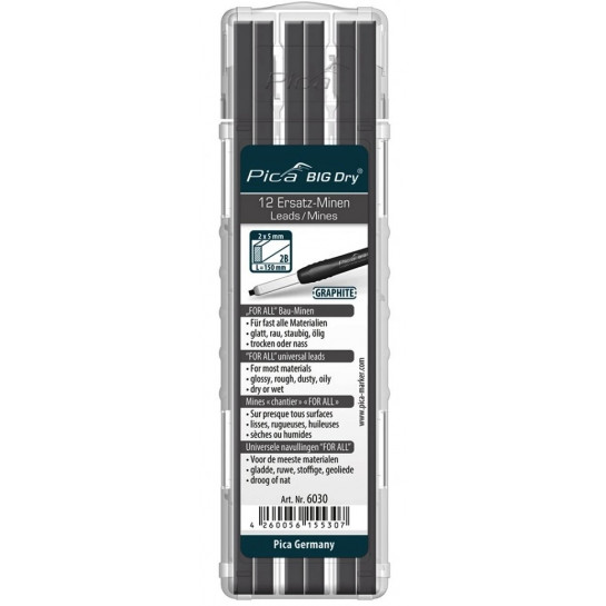 PICA BIG Dry Refill - set For ALL graphite