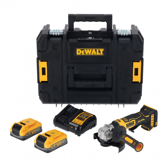 DeWALT DCG404S2T 18V uhlová brúska 125mm