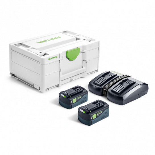 Festool SYS 18V 2xHP5,0/TCL6DUO energetická súprava