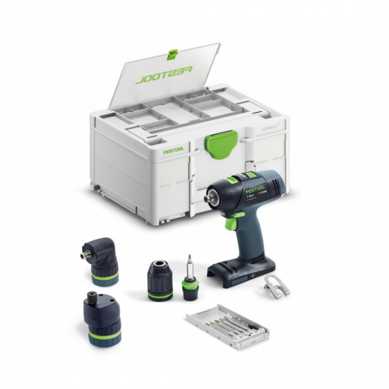 Festool T18+3 Basic-Set akumulátorový vŕtací skrutkovač