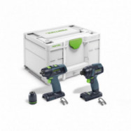 Festool TID 18 Basic-Set T18 skrutkovacia a vŕtacia sada