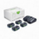 Festool SYS 18V 4xTBX4/TCL6DUO energetická súprava