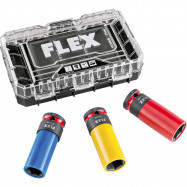FLEX IPS D17-21 1/2" Set sada nástrčných kľúčov 1/2" (3ks)