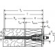 Fischer systém pre dištančné montáže TherMax II 16/250 M12 HWK NV