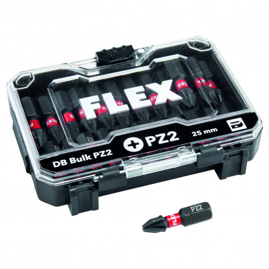 FLEX DB Bulk PZ2-25mm VE25 sada bitov (25ks)
