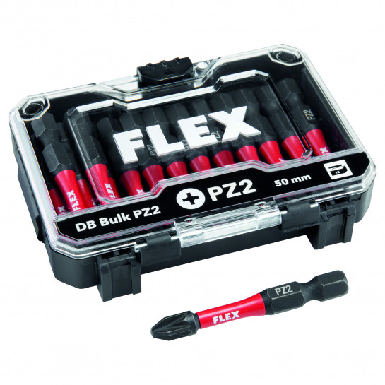 FLEX DB Bulk PZ2-50mm VE15 sada bitov (15ks)