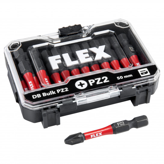 FLEX DB Bulk PZ2-50mm VE15 sada bitov (15ks)