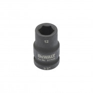DeWALT kľúč nástrčný Impact 1/2" 12mm (krátky)