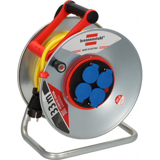 Brennenstuhl Super-Solid S Bretec IP44 káblový bubon na priemyselné účely/stavby, 33 m 3G1,5